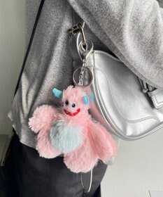 WEGO ぽいんぽいんモンスターぬいぐるみキーホルダー