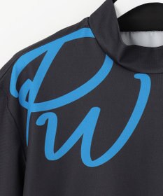 PW CIRCULUS 【吸水速乾 / 伸縮性抜群】【MEN】筆記体ロゴ COOLベンチレーションモック T