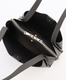 LA BAGAGERIE ソフトシュリンク2WAYハンドバッグ large