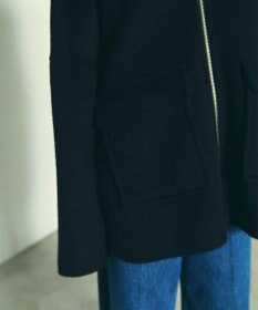 GRACE CONTINENTAL フードファーリバーポンチョ