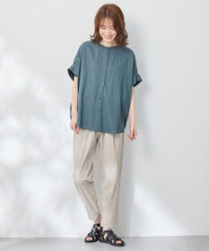 ANY フレンチリネンシャツブラウス