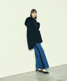 GRACE CONTINENTAL フードファーリバーポンチョ