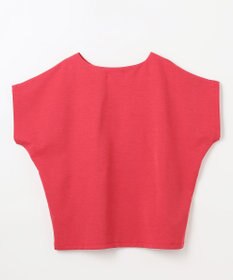 ANY 【洗濯機可/接触冷感/UVカット/アンチピリング】ドライポンチフレンチスリーブプルオーバー