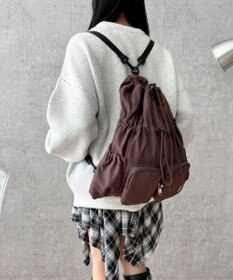 WEGO 2ポケットドロストナップサック