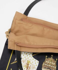 TOPKAPI 【TREASURE TOPKAPI】マイルドサテン スカーフ柄 トートバッグ