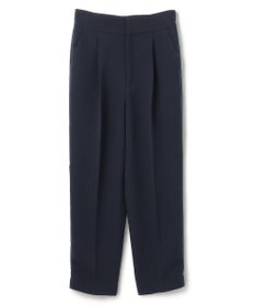 uncrave 【防シワ・洗濯機洗い可】ウォッシャブルダブルクロス テーパード パンツ