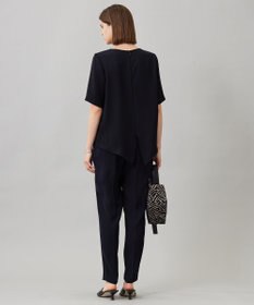 ICB 【UVカット・防シワ・洗える】ライトダブルクロス Tブラウス