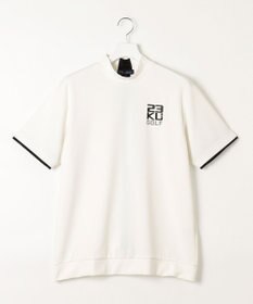 23区GOLF 【MEN】【吸水速乾・UVケア】ベア天竺 モックネックシャツ 適度な厚さで1枚で決まる