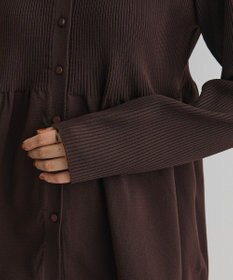 CRAFT STANDARD BOUTIQUE ポリエステルペプラムチュニック