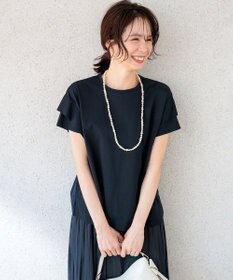 組曲 S GIZAコットンドルマンスリーブ Tシャツ