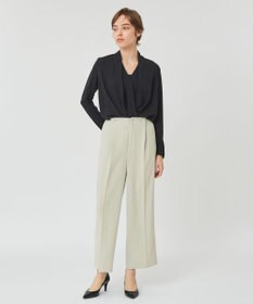 BEIGE， OLIVE / ロングスリーブブラウス