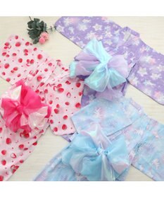 Mother garden マザーガーデン 2024 キッズ2WAY セパレート 浴衣 《ユニコーン 星空柄》 110/120/130/140