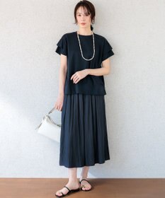 組曲 S GIZAコットンドルマンスリーブ Tシャツ