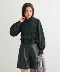 Green Parks ・ＥＬＥＮＣＡＲＥ　ＤＵＥ　ビスチェ付ショートシャツ