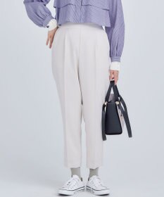 組曲 【美シルエット・ストレッチ・シワになりにくい】オシャクロス テーパードパンツ