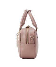 Maison de FLEUR チャーム付きワイドボストンバッグ