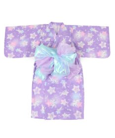 Mother garden マザーガーデン 2024 キッズ2WAY セパレート 浴衣 《ユニコーン 星空柄》 110/120/130/140