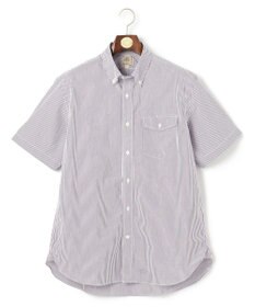 J.PRESS MEN 【クールマックス】サッカーストライプ／マイクロギンガムチェック シャツ/B.D