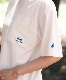 SHARE PARK LADIES 【UVカット・吸水速乾・ストレッチ・軽量 】バックプリントポケットTシャツ（S・Mサイズ）