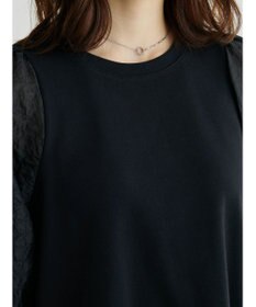 Green Parks ・ＳＵＧＡＲ　ＳＰＯＯＮ　シャーリング袖プルオーバー