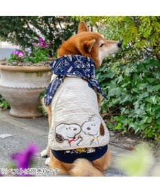 PET PARADISE スヌーピー パーカー 《デニム風》 中型犬