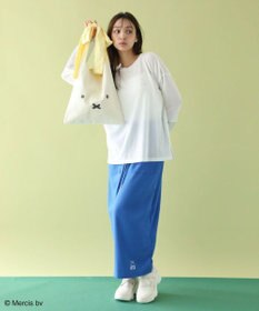 Green Parks Ｍｉｆｆｙ／袖配色シアーープルオーバー