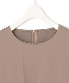 ICB L 【WEB限定・洗える】綿エステル天竺 へプラムカットソー