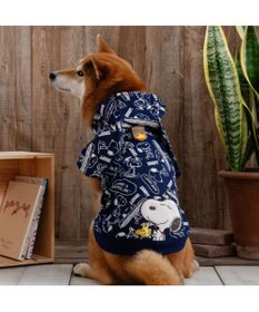 PET PARADISE スヌーピー パーカー 《デニム風》 中型犬