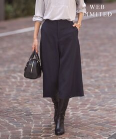 J.PRESS LADIES S 【WEB限定カラーあり・洗える】ツムギート flannel キュロット パンツ