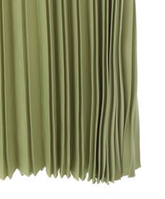 Green Parks 微光沢　プリーツスカート