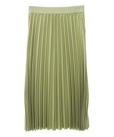 Green Parks 微光沢　プリーツスカート