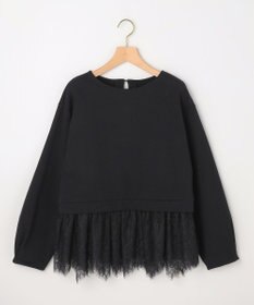 組曲 【先行予約】フレンチテリーレースコンビ カットソー