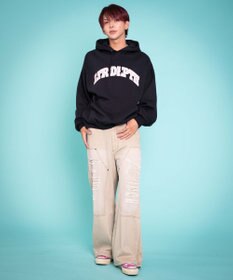 WEGO 【ユニセックス着用ITEM/MLサイズ展開】カレッジプルパーカー