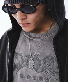 WEGO Mモチーフドッグタグネックレス