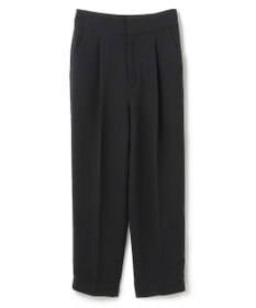 uncrave 【防シワ・洗濯機洗い可】ウォッシャブルダブルクロス テーパード パンツ