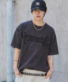 WEGO 【ユニセックス着用ITEM/MLサイズ展開】ブリーチダメージアップリケT（SS）