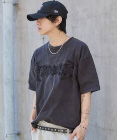 WEGO 【ユニセックス着用ITEM/MLサイズ展開】ブリーチダメージアップリケT（SS）