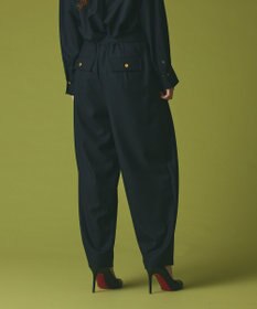 GRACE CONTINENTAL ウールワイドレッグパンツ
