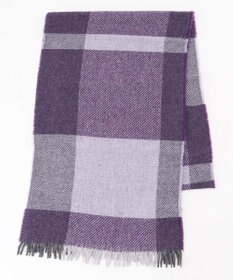 JOSEPH ABBOUD 【イタリア製・カシミヤ混】トーンオントーンチェック ストール