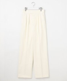 23区 S 【エステータ】ウールダブルクロス ワイドパンツ