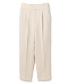 uncrave 【防シワ・洗濯機洗い可】ウォッシャブルダブルクロス テーパード パンツ