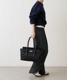 russet 《@__serako.r__企画》クラウズナイロンフラップトートバッグ(CE-1690)