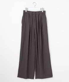 自由区 S 【SHIHOさん着用・ご好評アイテム・新色追加・セットアップ対応】エアリーツイルワイド パンツ