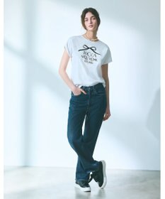 TOCCA 【接触冷感・UV90%以上カット・洗える】DANCING RIBBON Tシャツ