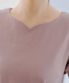 Tiaclasse 【UVケア・接触冷感】“あまラク” ハートネックカットソートップス