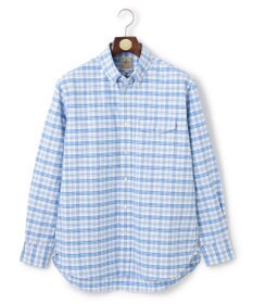 J.PRESS MEN コットンオックス マルチチェック シャツ / ボタンダウン