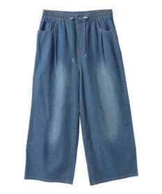 Green Parks ライトデニムワイドパンツ