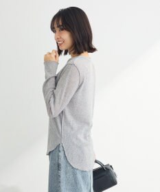 Green Parks シアーワッフルプルオーバー