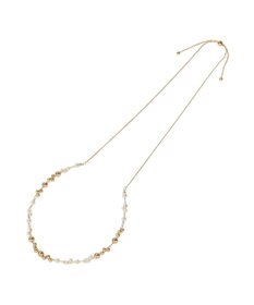 earth music&ecology パールＭＩＸスライドネックレス