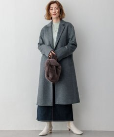 23区 フェイクファー チェーン バッグ